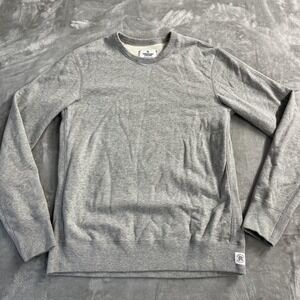 Reigning Champ Sweatshirt Mens Medium Gray Crewneck 100% Cotton Made In Canada